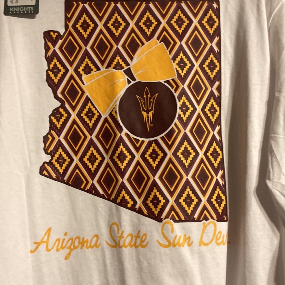 Arizona State University long sleeve pocket tee NWT